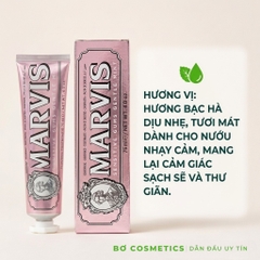 Kem Đánh Răng Marvis Sensitive Gums Gentle Mint 75ml