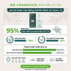 Nước Cân Bằng Tẩy Tế Bào Chết, Làm Sạch Sâu Da Oh!Oh! BHA 2% Toner