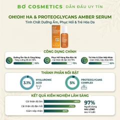 Tinh Chất Dưỡng Ẩm, Phục Hồi & Trẻ Hóa Da Oh!Oh! HA & Proteoglycans Amber Serum