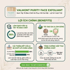 Kem Tẩy Tế Bào Chết Và Phục Hồi Da Mặt Valmont Purity Face Exfoliant