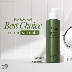 Sữa Rửa Mặt Detox Làm Sạch Sâu Oh!Oh! Microx Cleanser