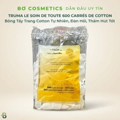 Bông Tẩy Trang Truma Le Soin De Toute 600 Miếng