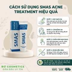 Kem Chấm Mụn Giảm Viêm, Ngừa Sẹo SMAS Acne Treatment Cream 25g
