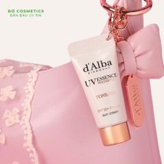 Combo Kem Chống Nắng d'Alba Waterfull Tone-Up & Móc Khóa Mini