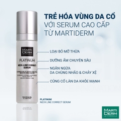 MartiDerm Platinum Neck Line Correct Serum - Tinh Chất Làm Săn Chắc & Trẻ Hoá Da Vùng Cổ