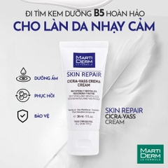 MartiDerm Skin Repair Cicra Vass Cream - Kem Dưỡng Tái Tạo & Phục Hồi Da Nhạy Cảm