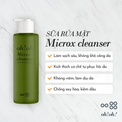 Sữa Rửa Mặt Detox Làm Sạch Sâu Oh!Oh! Microx Cleanser