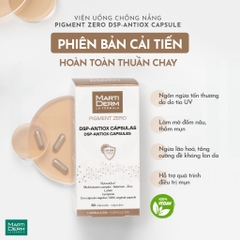 MartiDerm Pigment Zero DSP Antiox Capsules - Viên Uống Chống Nắng Thuần Chay