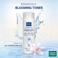 MartiDerm Essentials Blooming Toner - Nước Cân Bằng Dưỡng Ẩm Cho Da Thường Đến Khô