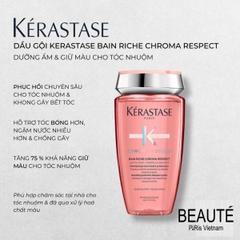 Dầu gội chăm sóc tóc nhuộm Kérastase Chroma Absolu Bain Chroma Respect