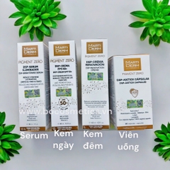 Bộ Sản Phẩm "Trắng Da - Mờ Thâm Nám - Giảm Sắc Tố - Đều Màu Da" Pigment Zero Martiderm
