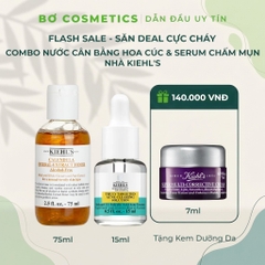 Combo Nước Cân Bằng Hoa Cúc 75ml & Serum Chấm Mụn 15ml Nhà Kiehl's