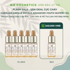 Combo Serum Dạng Dầu Guerlain Abeille Royale Advanced Youth Watery Oil 5 x 5ml