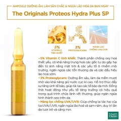 Martiderm The Originals Proteos Hydra Plus SP - Ampoule Dưỡng Ẩm, Làm Săn Chắc & Ngừa Lão Hoá Da Ban Ngày