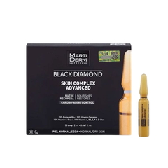 MartiDerm Black Diamond Skin Complex Advanced - Ampoule Chống Oxy Hoá, Trẻ Hóa & Làm Sáng Da 5% Proteum 89+, 15% Vitamin C-Tech