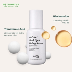Tinh Chất Kiểm Soát Sắc Tố oh!oh! Dark Spot Fading Serum 30ml