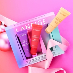 Set 3 Son Dưỡng Laneige On-The-Glow Lip Balm Trio