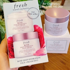 Kem Dưỡng Ẩm Fresh Rose & Hyaluronic Acid Deep Hydration Moisturizer