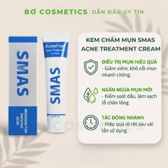 Kem Chấm Mụn Giảm Viêm, Ngừa Sẹo SMAS Acne Treatment Cream 25g