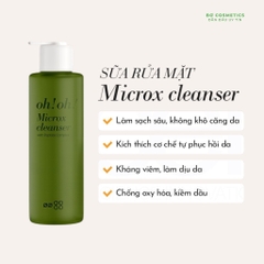 Sữa Rửa Mặt Detox Làm Sạch Sâu Oh!Oh! Microx Cleanser