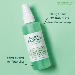 Xịt Khoáng Mario Badescu Facial Spray With Aloe, Cucumber, Green Tea 118ml