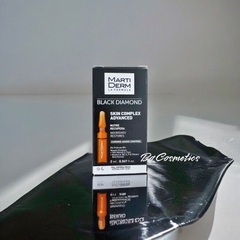 Hộp 1 ống Ampoule Chống Oxy Hoá MartiDerm Black Diamond Skin Complex Advanced Trẻ Hóa và Làm Sáng Da