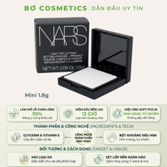 [Mini 1.8g] Phấn Phủ Dạng Nén Nars Light Reflecting Pressed Setting Powder - Crystal