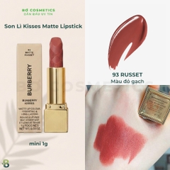 [Mini 1g] Son Lì Burberry Kisses Matte Lipstick - 93 Russet