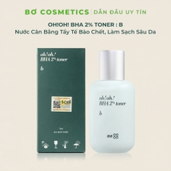 Nước Cân Bằng Tẩy Tế Bào Chết, Làm Sạch Sâu Da Oh!Oh! BHA 2% Toner