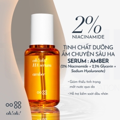 Tinh Chất Dưỡng Ẩm, Phục Hồi & Trẻ Hóa Da Oh!Oh! HA & Proteoglycans Amber Serum