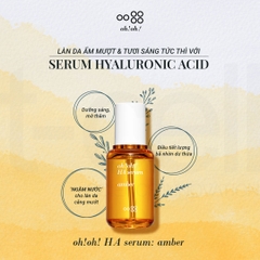 Tinh Chất Dưỡng Ẩm, Phục Hồi & Trẻ Hóa Da Oh!Oh! HA & Proteoglycans Amber Serum