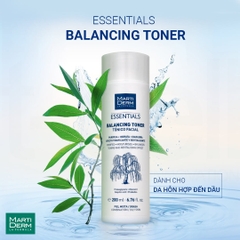 MartiDerm Essentials Balancing Toner - Nước Cân Bằng Làm Sạch Chứa BHA & Prebiotics