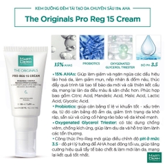 MartiDerm The Originals Pro Reg 15 Cream - Kem dưỡng đêm tái tạo da chuyên sâu 15% AHA
