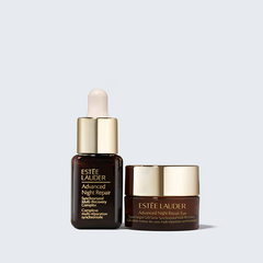Set Dưỡng Da Mini Estee Lauder Powerful Nighttime Repair (Repair Serum + Eye Gel-Creme)