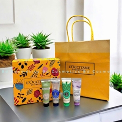 Set Kem Dưỡng Da Tay Mini L'Occitane Hand Cream Full Box (4 x 10ml)
