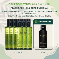 [Mini 50ml] Dầu Tẩy Trang Shu Uemura Anti/Oxi+ Pollutant & Dullness Clarifying Cleansing Oil