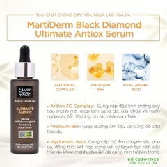 Tinh Chất Dưỡng Da Toàn Thân Chống Oxy Hóa - Martiderm Black Diamond Ultimate Antiox Revitalizing Global Serum 30ml