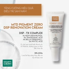 MartiDerm Pigment Zero DSP Renovation Cream - Kem Đêm Làm Sáng Da, Mờ Sắc Tố, Duy Trì Sau Hydroquinone