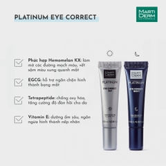 Kem Dưỡng Mắt Ngày & Đêm Giảm Bọng Mắt, Quầng Thâm MartiDerm Platinum Eye Correct