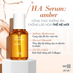 Tinh Chất Dưỡng Ẩm, Phục Hồi & Trẻ Hóa Da Oh!Oh! HA & Proteoglycans Amber Serum