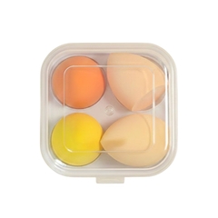 Hộp 4 Bông Mút Trang Điểm Tán Kem Nền Hình Giọt Nước Siêu Mềm