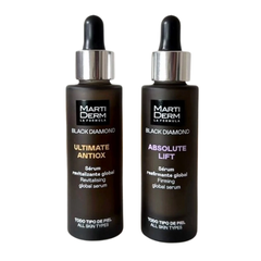 Set Dưỡng Da Martiderm Black Diamond Serum Absolute Lift + Serum Ultimate Antiox