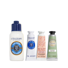 Set Kem Dưỡng Da Mini L'Occitane Sữa Dưỡng Thể Shea Butter Rich Lotion 75ml - Hand Cream (3 x 10ml)