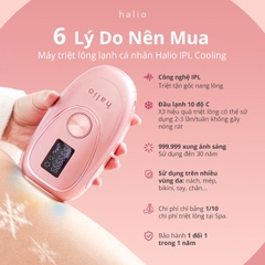 Máy Triệt Lông Lạnh Halio IPL Cooling Hair Removal Device