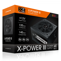 NGUỒN XIGMATEK X-POWER III 650 - 600W EN45990 (MÀU ĐEN)