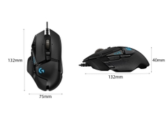 CHUỘT GAME LOGITECH G502 HERO (USB/RGB/ĐEN)