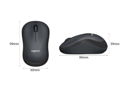 Chuột không dây Logitech M221 đen (USB)