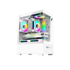 Vỏ Case EDRA ECS1303 White (mATX/Màu Trắng, Không Fan )