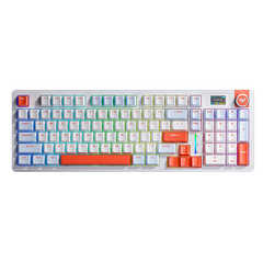 Bàn phím cơ AULA S98 Pro - 3 Mode (Phiên bản Xanh dương + trắng + cam/ Nimbus V3 switch/ Pin 4000mAh)