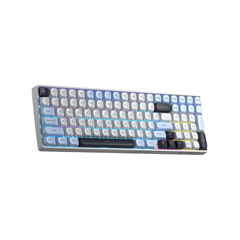 BÀN PHÍM CƠ AULA S100 PRO GAMING 3 MODE (Phiên bản Xanh dương+trắng+tím đậm/ Brown switch)